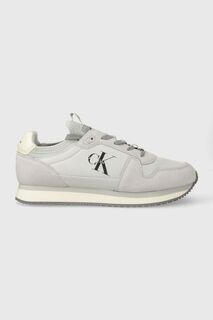 Кроссовки YM0YM00553 RUNNER SOCK LACEUP NY-LTH Calvin Klein Jeans, серый