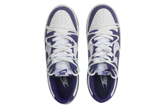 Кроссовки Nike Dunk Skateboarding Shoes Men Low-top White/purple, фуксия