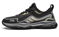 Кроссовки Jeep Lifestyle Shoes Men Low-top Black/Khaki, черный/хаки