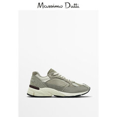 Кроссовки мужские Massimo Dutti спортивные, сине-серый