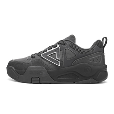 Кроссовки PEAK The State Is Extremely High Skateboarding Shoes Men Low-top Black, темно-серый