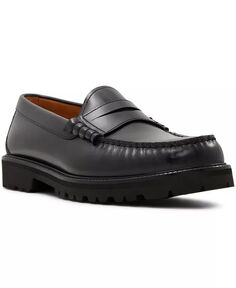 Мужские пенни-лоферы с ушками на подошве Bleeker Brooks Brothers, черный