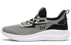 Кроссовки 361° Lifestyle Shoes Men Low-top Invisible Gray/Obsidian Black, серый