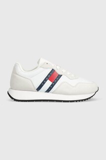 Кожаные кроссовки TJM MODERN RUNNER Tommy Jeans, белый