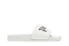 Кроссовки Palm Angels Pool Slider White Black, белый