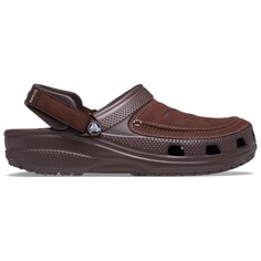Сандалии Crocs Yukon Vista II LiteRide Clog, цвет Espresso/Mushroom