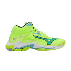Кроссовки Wave Lightning Z8 Mid, цвет Neo Lime Splish Splash Mizuno