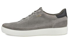 Кроссовки ecco Skateboarding Shoes Men Low-top Gray, серый
