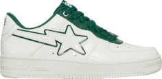 Кроссовки Bapesta #8 M1 White Green, белый