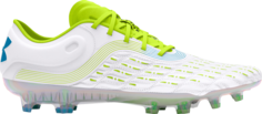 Кроссовки Magnetico Elite 3 FG White High Vis Yellow, белый Under Armour