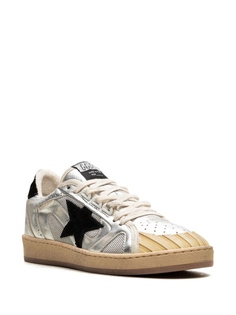 Golden Goose кроссовки Ball-Star "Silver/Black", серый