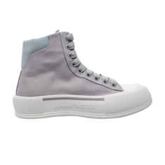 Кроссовки Alexander McQueen Deck Plimsoll High, серый