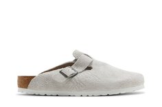 Кроссовки Birkenstock Stussy x Boston Shaggy Bone, серый