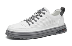 Кроссовки RED DRAGONFLY Skateboarding Shoes Men Low-top, белый/серый