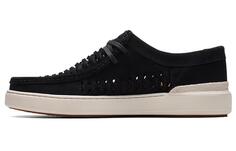 Кроссовки clarks Skateboarding Shoes Men Low-top Black, черный
