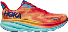 Кроссовки Clifton 9 Cerise Cloudless, красный Hoka