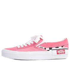 Кроссовки Vans Slip-On CAP Checkerboard Strawberry Pink, розовый