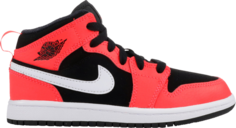 Кроссовки Air Jordan 1 Mid PS Black Infrared 23, красный