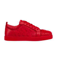 Кроссовки Christian Louboutin Louis Junior Spikes Orlato Flat, красный