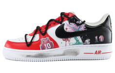 Кроссовки Nike Air Force 1 Skateboarding Shoes Men Low-top White, черный/красный