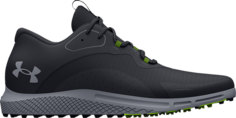 Бутсы Under Armour Charged Draw 2 Spikeless Golf Black Steel, черный