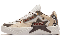 Кроссовки ERKE Battery Panda Star Shine Skateboarding Shoes Men Low-top Sora Ash/Brownstone, цвет Sora Ash/Brownstone