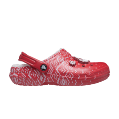 Кроссовки Crocs Classic Lined Clog, красный