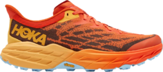 Кроссовки Speedgoat 5 Puffins Bill Amber Yellow, красный Hoka
