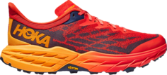 Кроссовки Speedgoat 5 Fiesta Radiant Yellow, красный Hoka