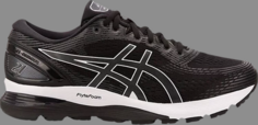Кроссовки gel nimbus 21 2e wide black Asics, черный