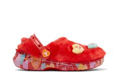 Кроссовки Crocs Sweethearts x Clog Classic Fur, красный