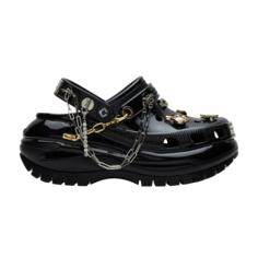 Кроссовки Crocs Christian Cowan x Mega Crush Clog, черный