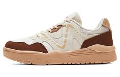 Кроссовки PEAK Skateboarding Shoes Men Low-top White/Brown, коричневый