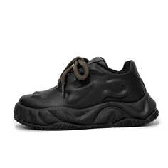 Кроссовки SLnU★3 Skateboarding Shoes Men Low-top Black, черный