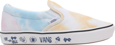 Кроссовки Vans ComfyCush Slip-On Pastel Tie Dye, разноцветный