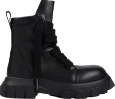 Кроссовки Rick Owens Lido Jumbo Laced Bozo Tractor High Black, черный