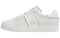Кроссовки EMPORIO ARMANI EA7 Skateboarding Shoes Men Low-top White, белый