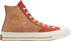 Кроссовки Converse Chuck 70 High Summer Daze - Cork, оранжевый