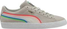 Кроссовки Puma Suede Triplex Tech Grey Violet, кремовый