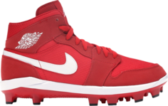 Бутсы Air Jordan 1 Retro MCS University Red, красный