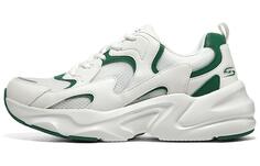 BOBS BAMINA 2 Кроссовки для мужчин с низким верхом, белые/зеленые Skechers