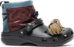 Кроссовки Nicole McLaughlin x Classic Clog Survival Kit, черный Crocs