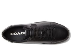 Кроссовки COACH Lowline Leather Low Top, черный