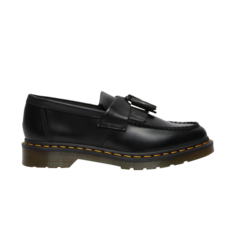 Кроссовки Dr. Martens Adrian Yellow Stitch Leather Tassel Loafer, черный