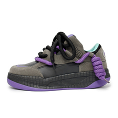 Кроссовки SLnU★3 Skateboarding Shoes Men Low-top Purple, фиолетовый