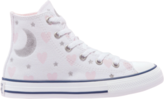 Кроссовки Converse Chuck Taylor All Star High GS My Wish, белый