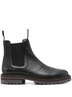Common Projects кожаные ботинки челси, черный