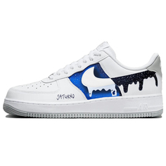 Кроссовки Nike Air Force 1 Skateboarding Shoes Men Low-top White/blue, синий