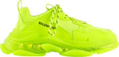 Кроссовки Balenciaga Triple S Sneaker Fluo Yellow, желтый