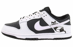 Кроссовки Nike Dunk Skateboarding Shoes Men Low-top Black, белый